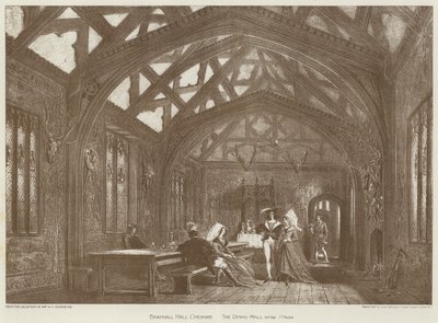 Bramhall Hall, Cheshire, La Salle à Manger - English School