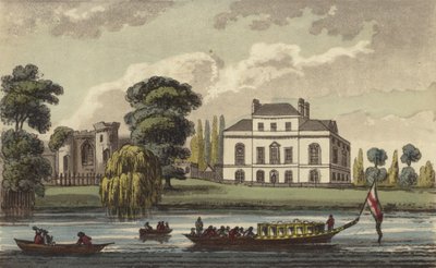 Brandenburg House, Hammersmith, Londres, maison de Caroline de Brunswick, reine du Royaume-Uni et épouse séparée du roi George IV - English School