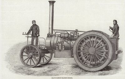 Brays Patent Traction Engine - English School