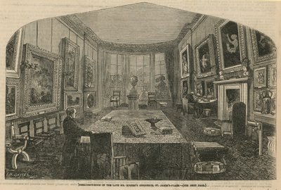 Salle de petit-déjeuner dans la résidence de feu M. Rogers, St James