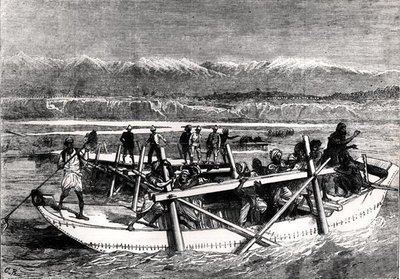 Pont sur la rivière Kaboul à Jellalabad - English School