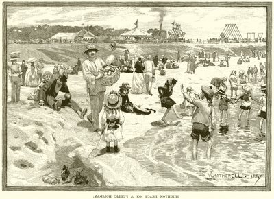 Plage de Brighton un jour férié - English School