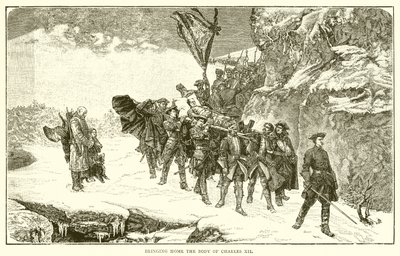 Ramener le corps de Charles XII - English School