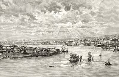 Port de Brisbane, Australie, c.1880, de 