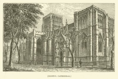 Cathédrale de Bristol (gravure) - English School