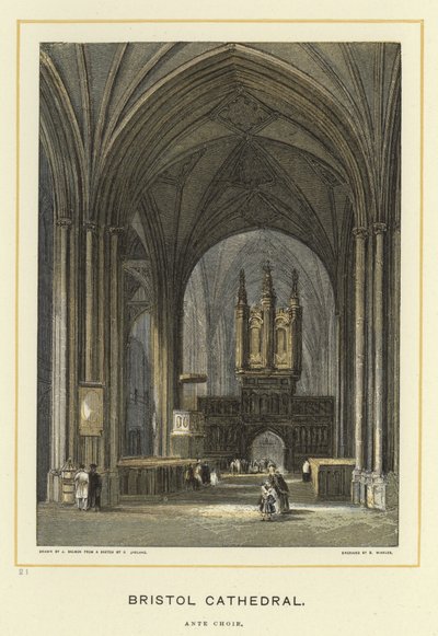Cathédrale de Bristol, avant-chœur - English School