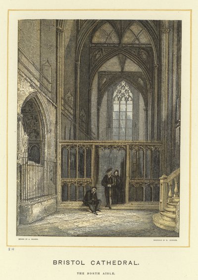 Cathédrale de Bristol, bas-côté nord - English School