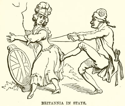 Britannia en corset - English School