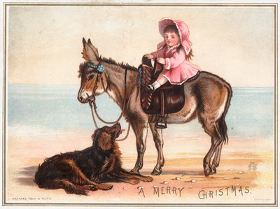 Carte de Noël britannique - English School
