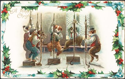 Carte de Noël britannique - English School