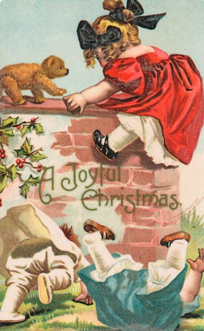 Carte de Noël britannique - English School