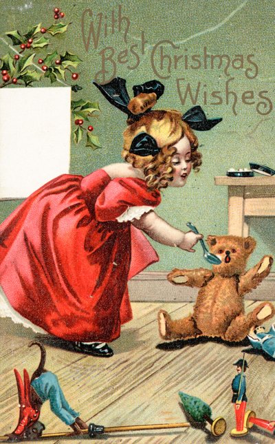 Carte de Noël britannique - English School