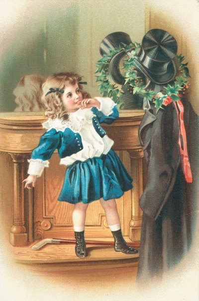 Carte de Noël britannique - English School