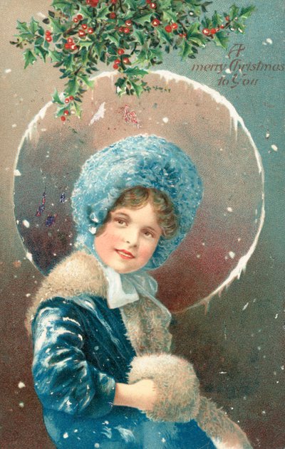 Carte de Noël britannique - English School
