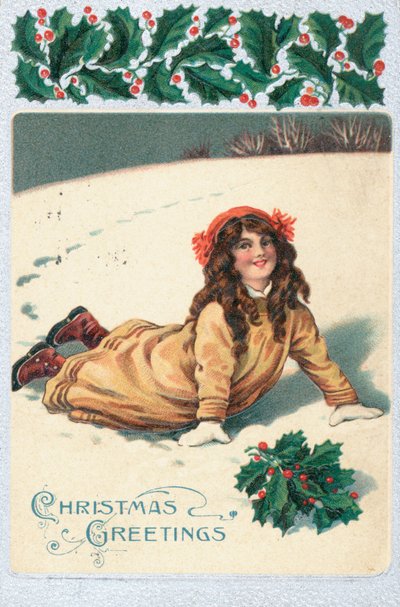 Carte de Noël britannique - English School