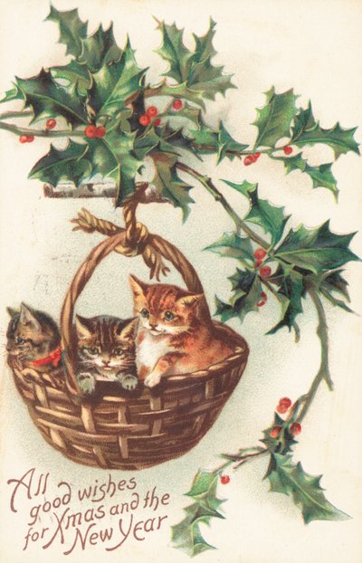 Carte de Noël britannique - English School