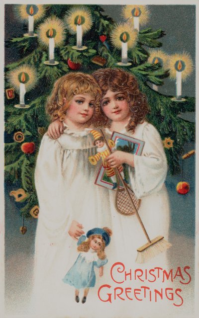 Carte de Noël britannique - English School