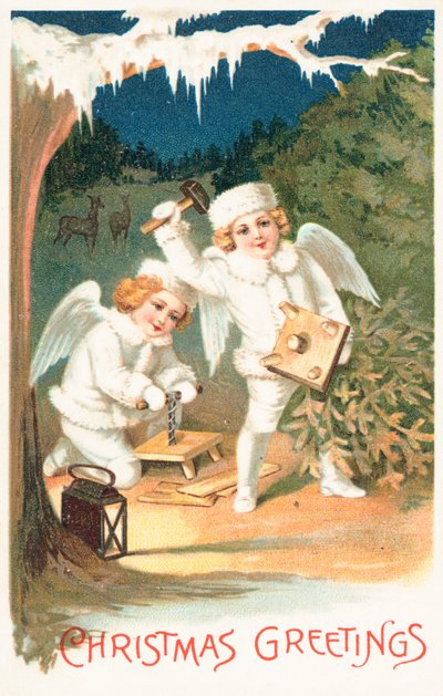 Carte de Noël britannique - English School