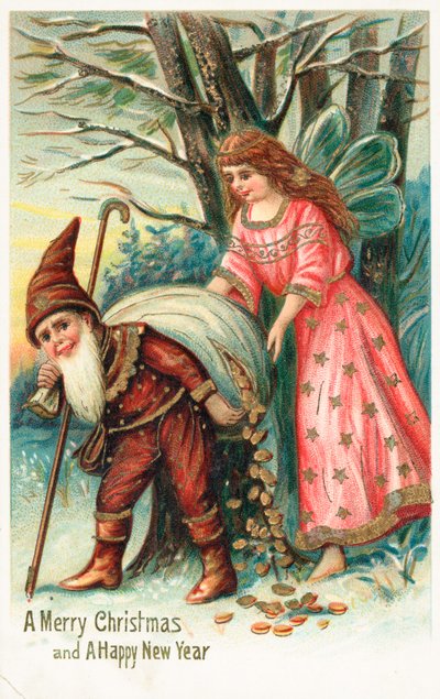 Carte de Noël britannique - English School