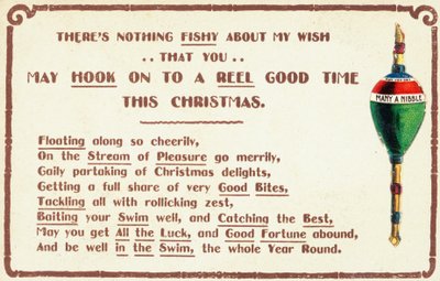 Carte de Noël britannique - English School
