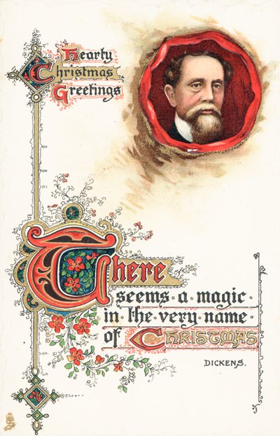 Carte de Noël britannique - English School