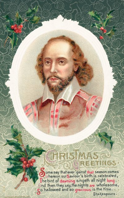 Carte de Noël britannique - English School