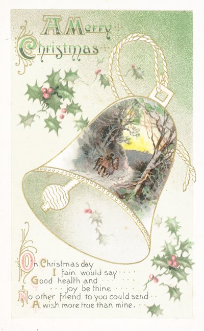Carte de Noël britannique - English School