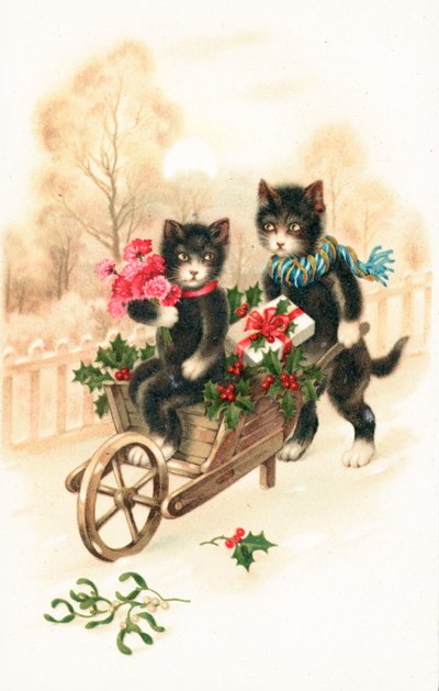 Carte de Noël britannique - English School