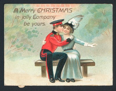 Carte de Noël britannique - English School