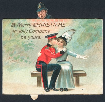 Carte de Noël britannique - English School