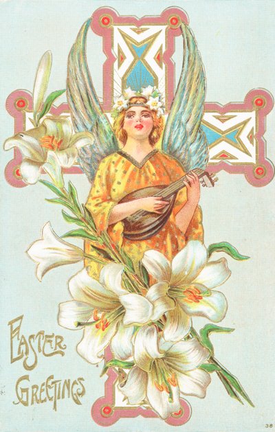Carte de Pâques britannique - English School