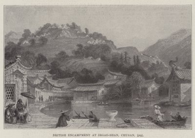 Campement britannique à Irgao-Shan, Chusan - English School