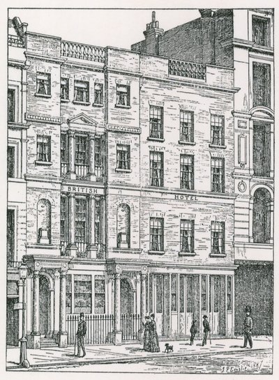 British Hotel, Cockspur Street, Londres - English School