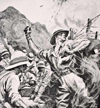 Lieutenant britannique W.T. Forshaw VC, de 