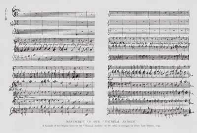 Hymne national britannique, interprété au théâtre Drury Lane - English School