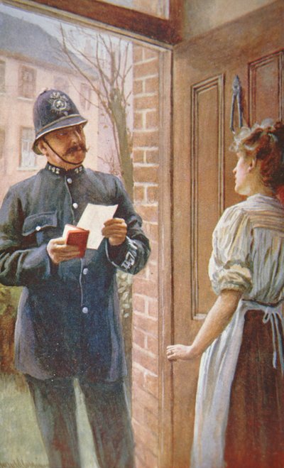 Policier britannique, c.1900 - English School