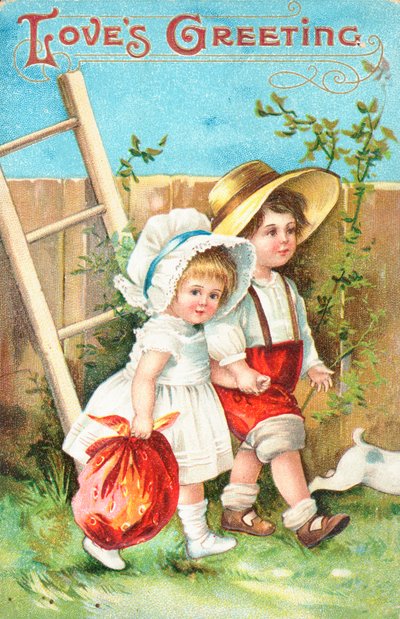 Carte de Saint-Valentin britannique - English School