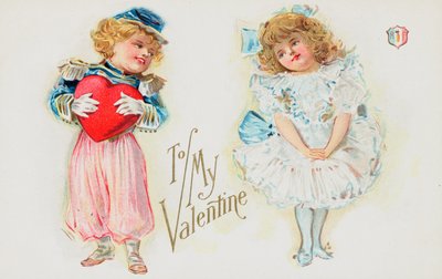 Carte de Saint-Valentin britannique - English School