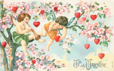 Carte de Saint-Valentin britannique - English School