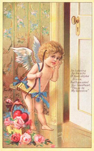 Carte de Saint-Valentin britannique - English School
