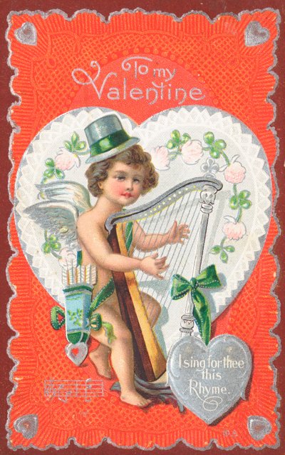Carte de Saint-Valentin britannique - English School
