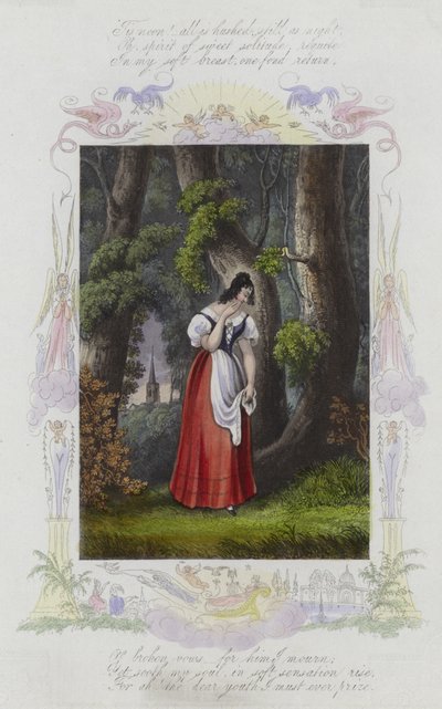 Carte de Saint-Valentin britannique avec une image d