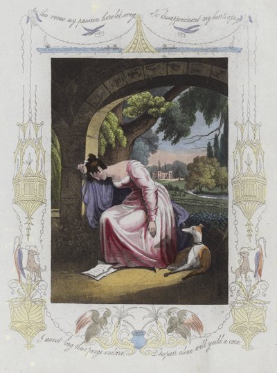Carte de Saint-Valentin britannique avec une image d