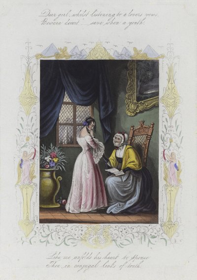 Carte de Saint-Valentin britannique avec une image d
