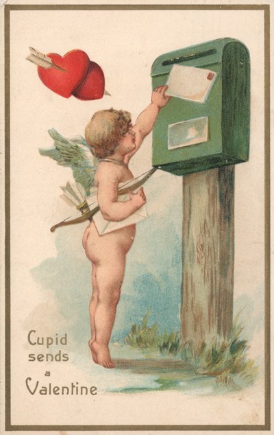 Carte de Saint-Valentin britannique - English School