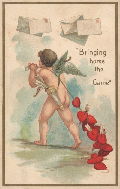 Carte de Saint-Valentin britannique - English School