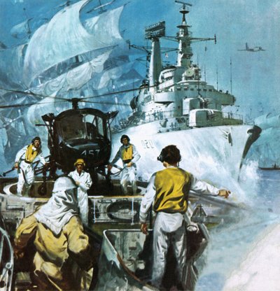 Marine britannique, passé et présent - English School
