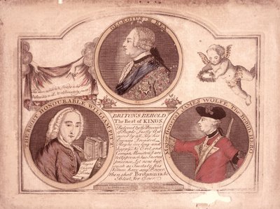 Britons behold the best of kings..., 1762 - English School
