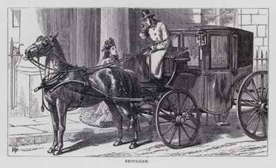 Brougham (gravure) - English School