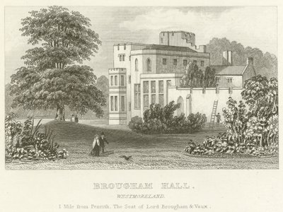 Hall de Brougham, Westmoreland - English School